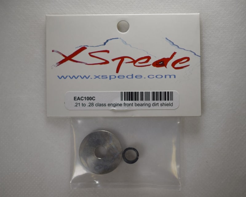.21 to .28 class engine Front bearing dirt shield