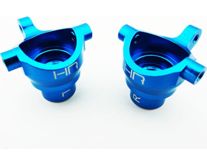 Tap to zoom discontinued Blue Aluminum Steering Knuckles 1/18 4wd