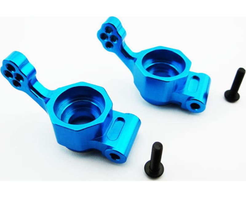 Blue Aluminum Rear Knuckles 4wd ECX