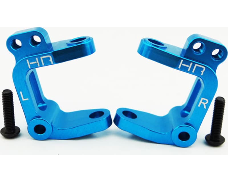 Aluminum Caster Blocks (Blue) - ECX 2WD