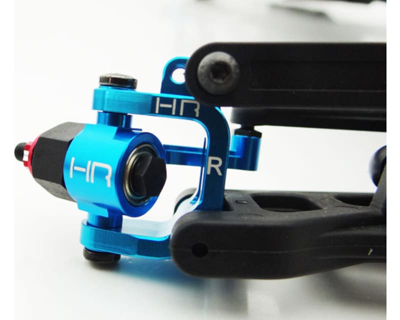 Tap to zoom Aluminum Steering Blocks (blue) - ECX 2WD