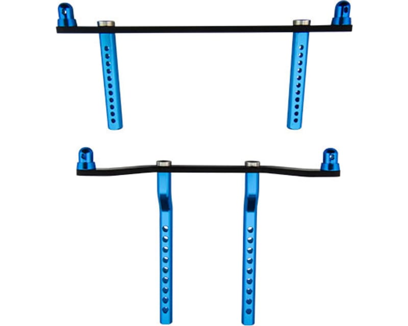 Aluminum & Cf Front/Rear Body Mount Posts ECX 2wd Torment Ruckus