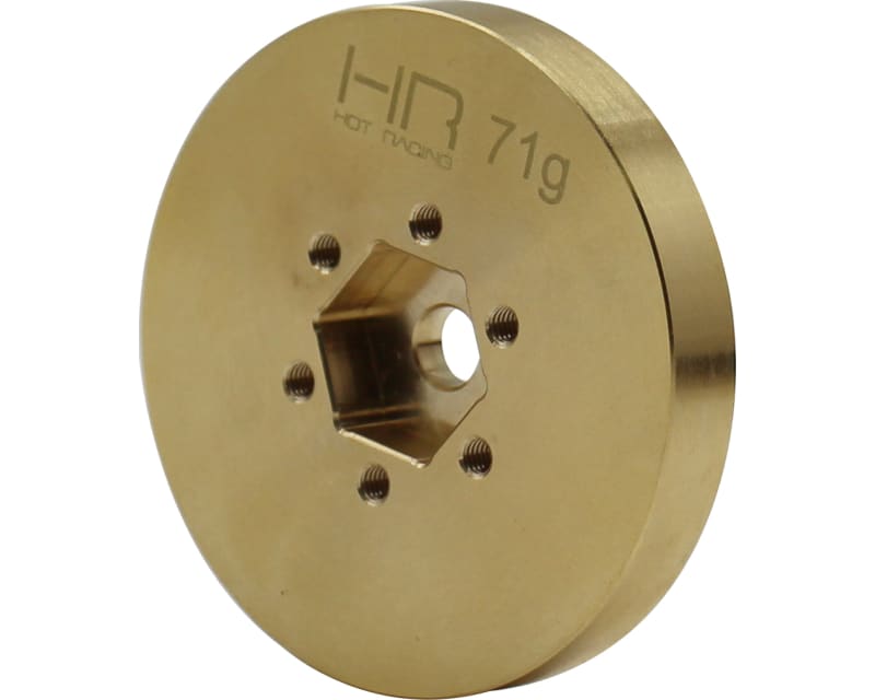 Tap to zoom Heavy Brass wheel Hub with Hex 71 g EDR