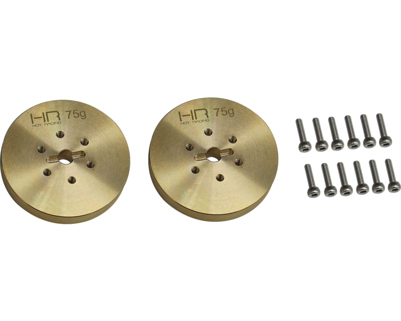 Heavy Brass wheel Hub with pin drive 75g EDR