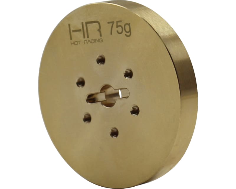 Heavy Brass wheel Hub with pin drive 75g EDR