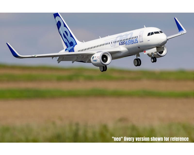 Airbus A320neo 1.5m Airliner Twin 64mm EDF BNF Basic with AS3X+ 