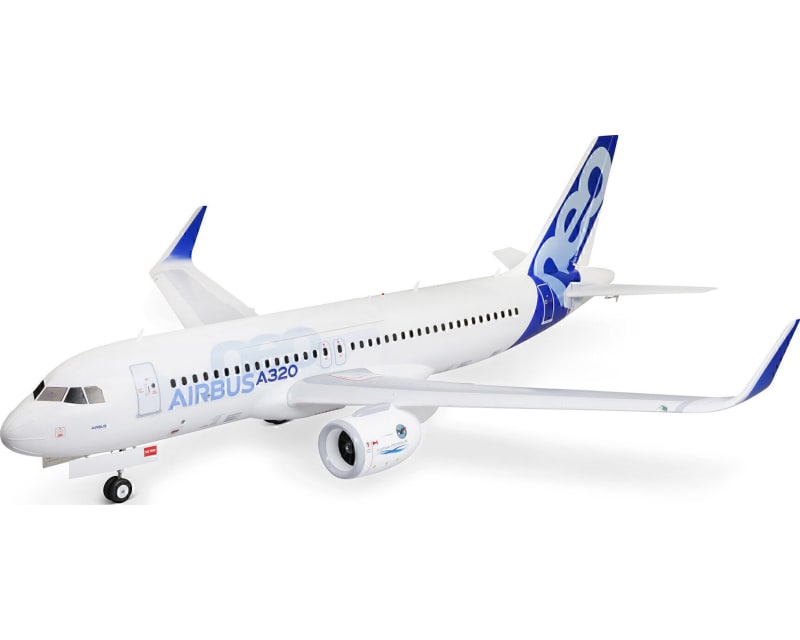 Airbus A320neo 1.5m Airliner Twin 64mm EDF BNF Basic with AS3X+