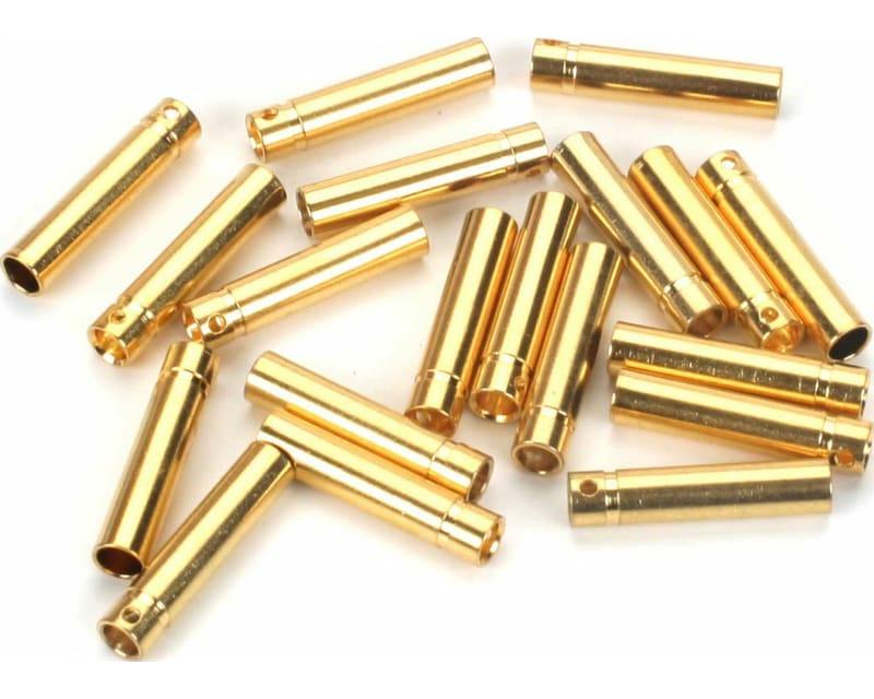 Gold Bullet Connector Female 4mm (30) photo