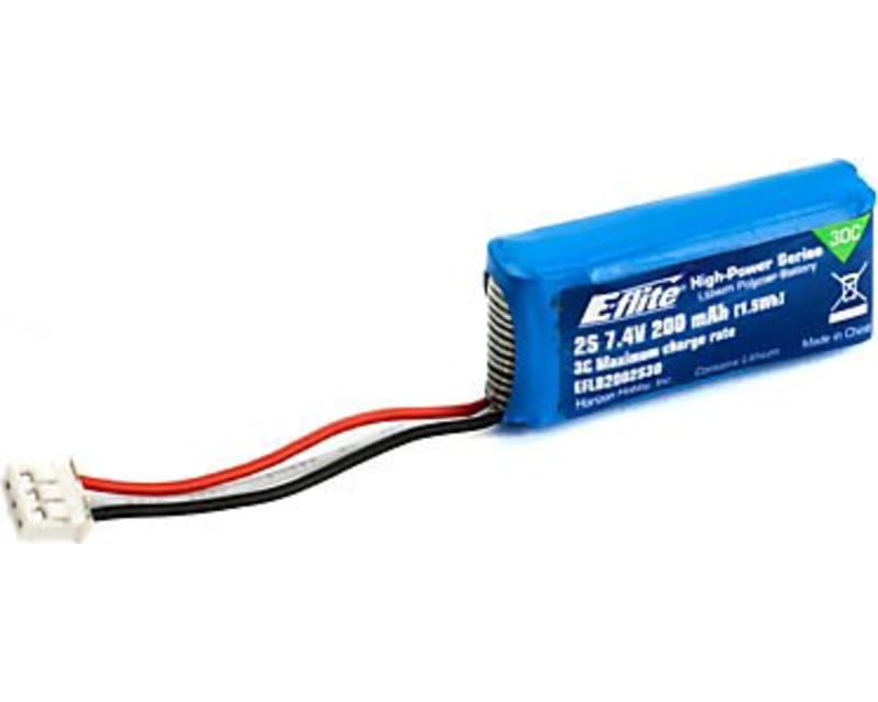 200mah 2s 7.4v 30c Li-Po Batt