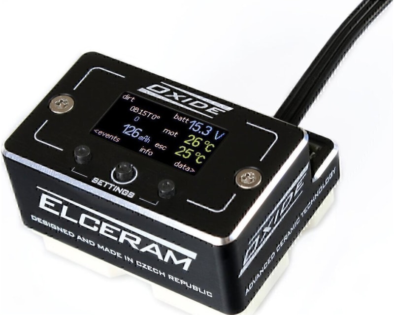 Tap to zoom Oxide 1/8 brushless Esc W/Color Lcd Display