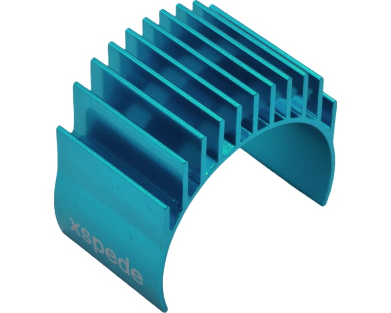 Tap to zoom Light Blue Clip-On Aluminum 540 550 Motor Heat Sink