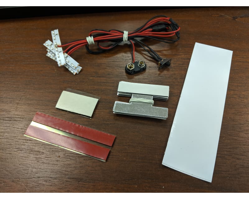 Led Strip Lights - White Front Red Rear