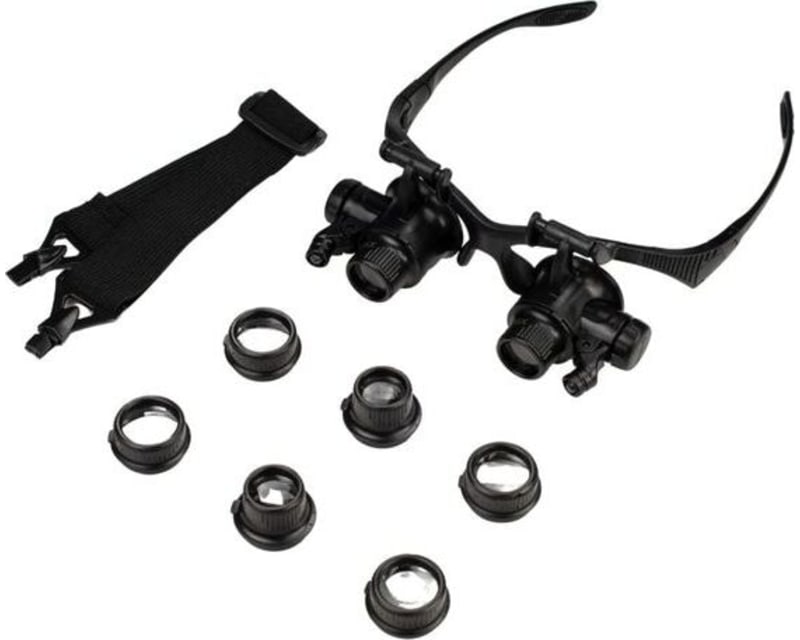 Tap to zoom Multi Powered Magnifer w/ LED