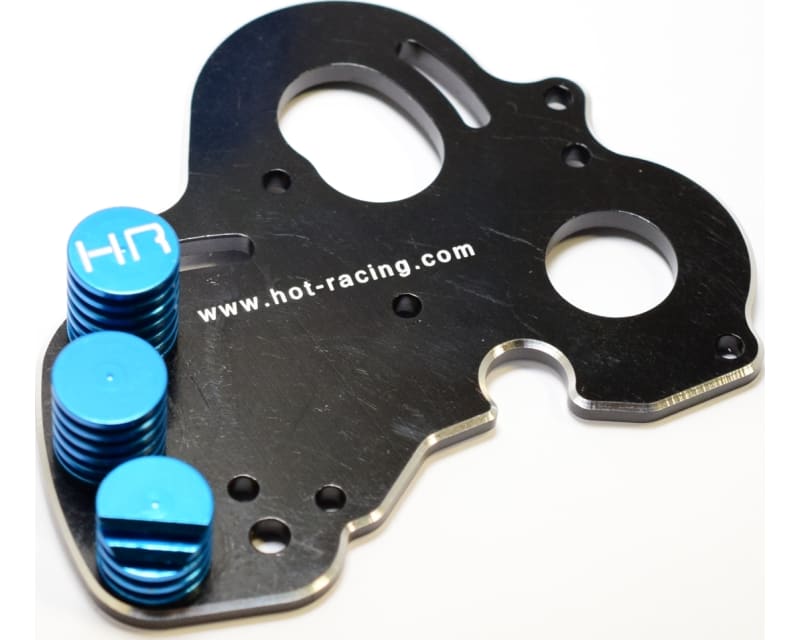 Aluminum Dual Motor Heat Sink Motor Mount Plate - TRA E-Revo