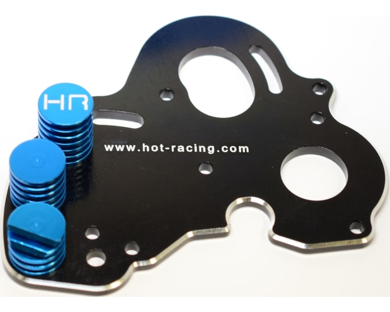 Aluminum Dual Motor Heat Sink Motor Mount Plate - TRA E-Revo