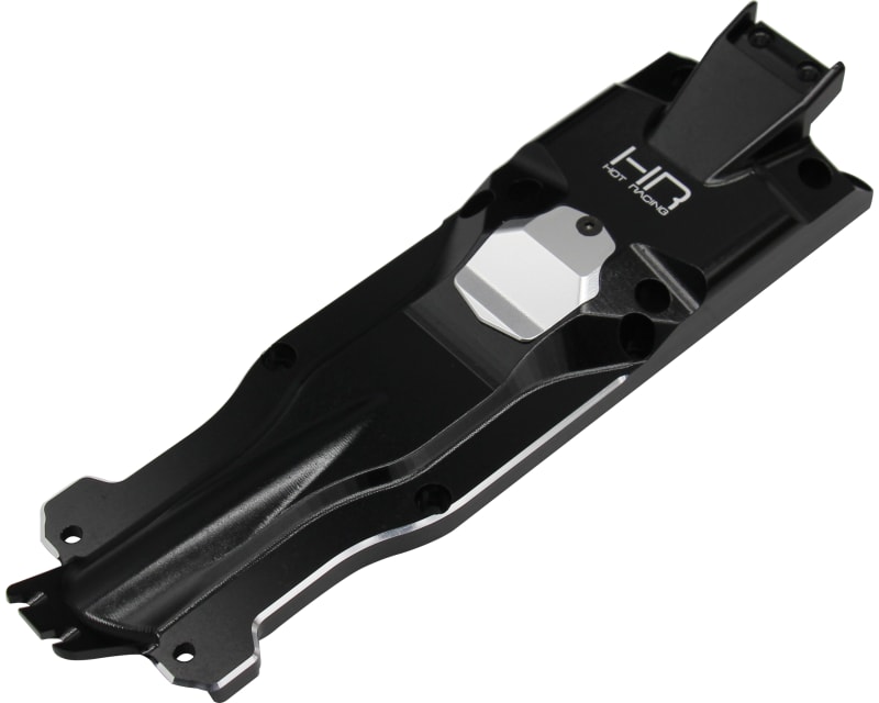 Tap to zoom CNC 3D aluminum Center skid plate. E Revo 2