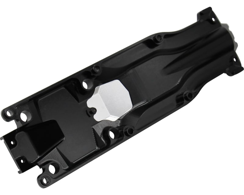 CNC 3D aluminum Center skid plate. E Revo 2