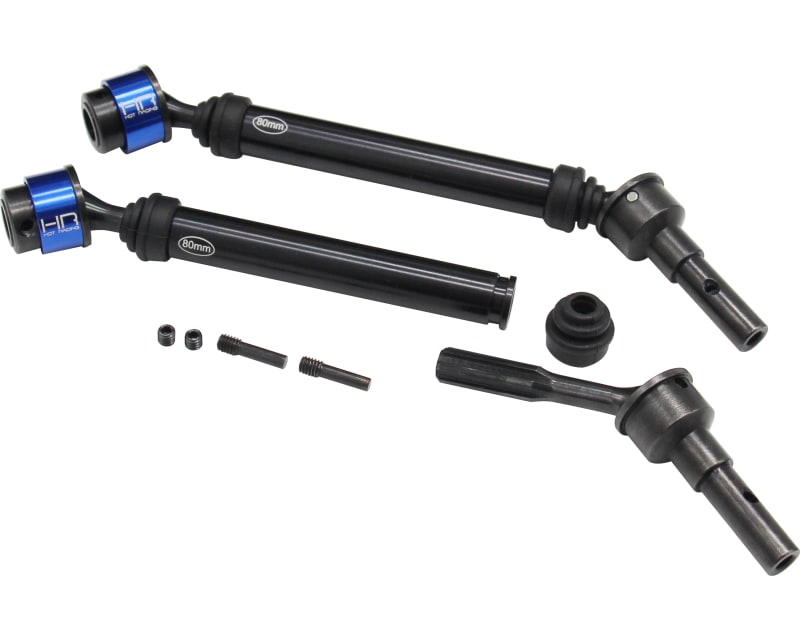 Steel & Aluminum Hd CVD Splined Axles TRA E-Revo 2.0