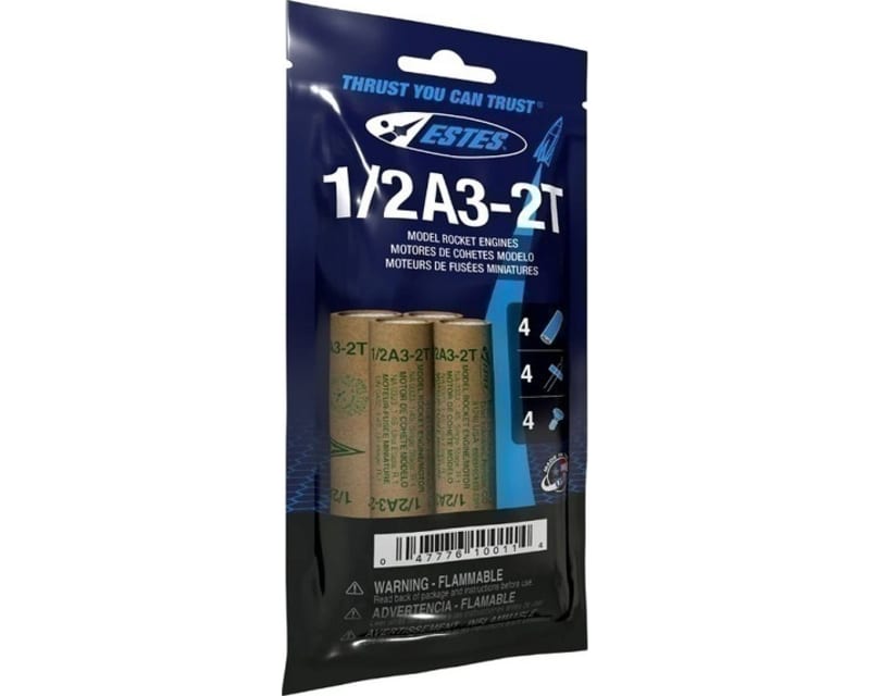 Tap to zoom 1/2a3-2t Model Rocket Engines 4pk