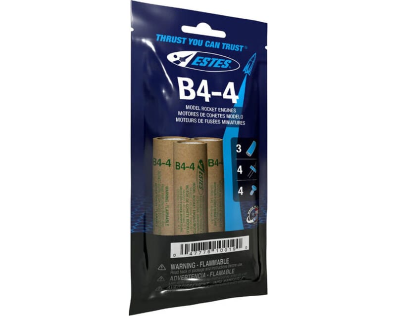 Tap to zoom B4-4 Model Rocket Engines 3pk