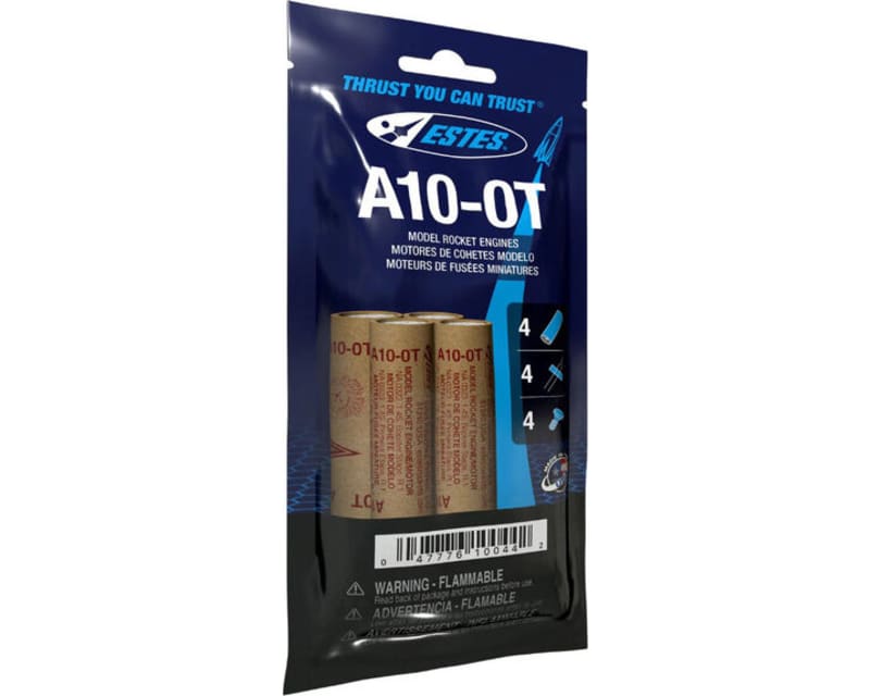 Tap to zoom A10-0t Model Rocket Engines 4pk