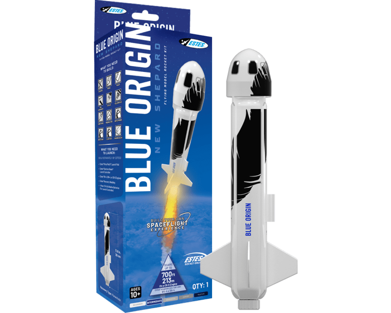 Tap to zoom Blue Origin Shepard Builder Kit Skill Level: Intermediate