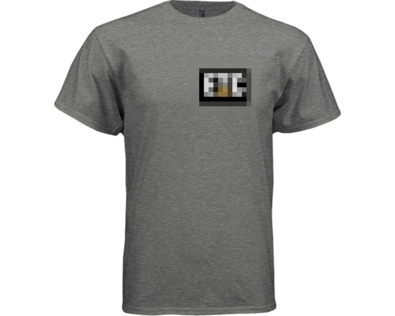 Large Iron Kitten logo shirt - grey photo