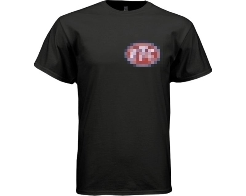 5XL Black Snake Oil logo t-shirt