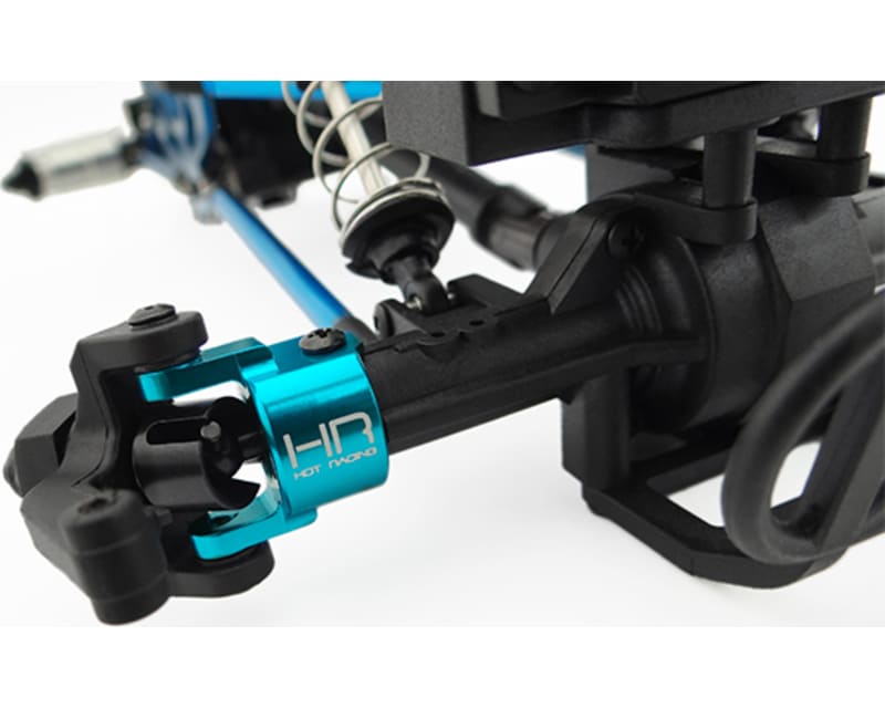 Blue Aluminum Front Axle C-Hubs (2) - 1/18 ECX Temper