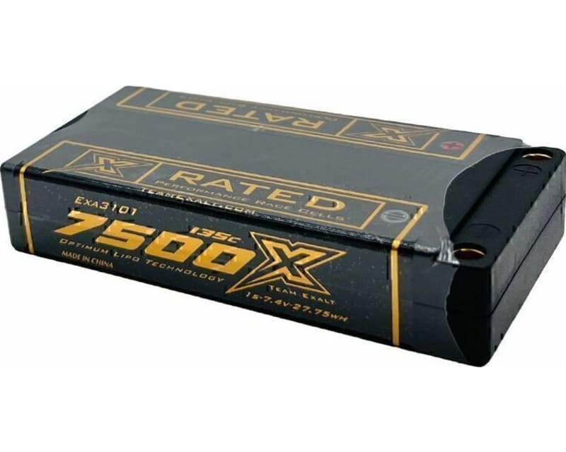 1s 3.7v 7500mah 135c X-Rated LiPo Battery Series