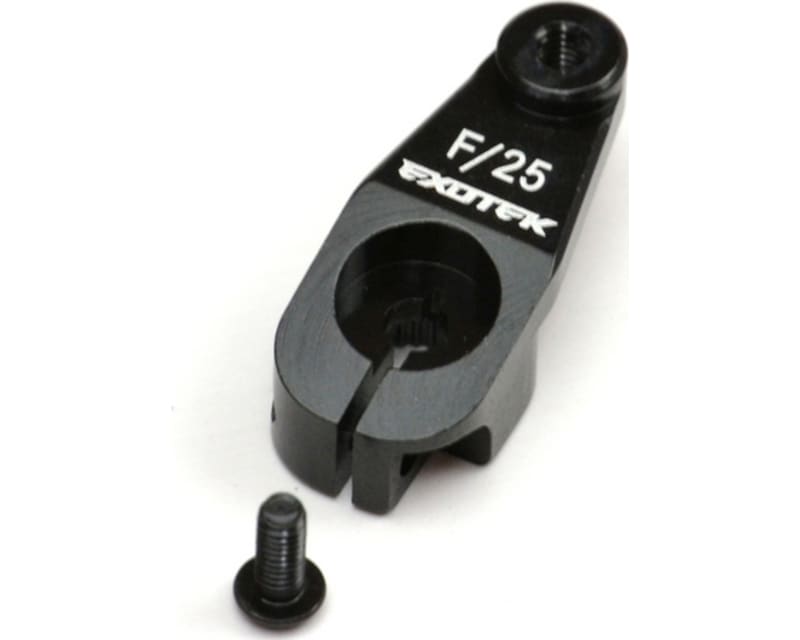 Ae Heavy Duty Servo Horn 7075 Black Futaba/Savox/25 Spline