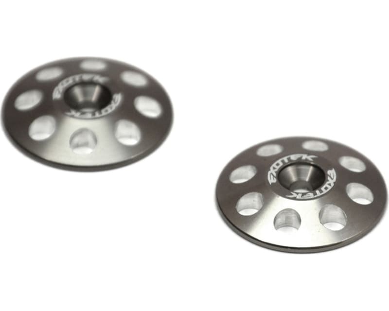 1/8 Buggy XL Wing Buttons 22mm 2 Gunmetal
