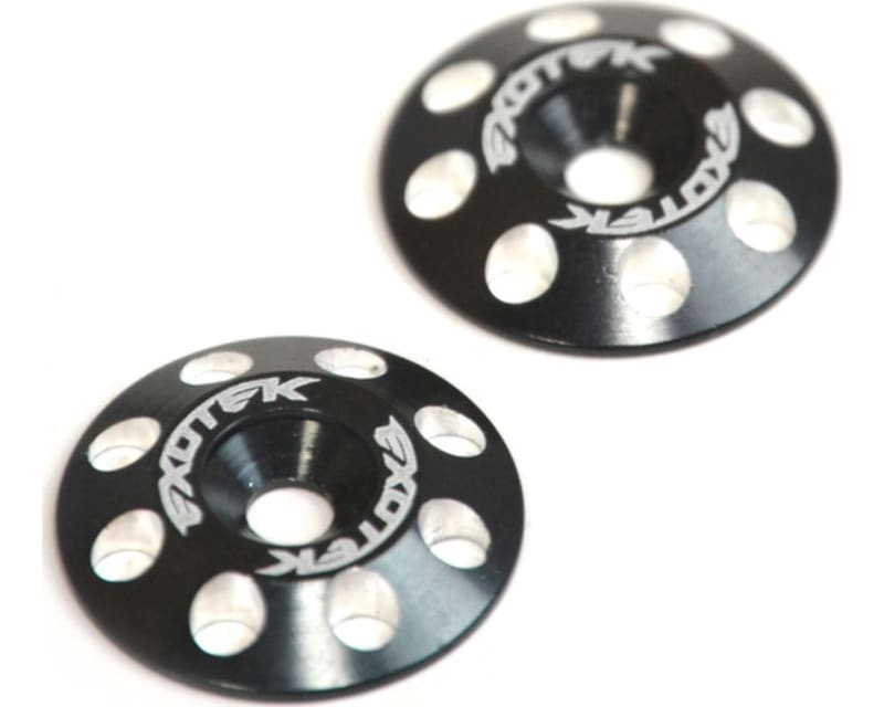 Tap to zoom Flite Wing Buttons V2 6061 Aluminum Black Anodized