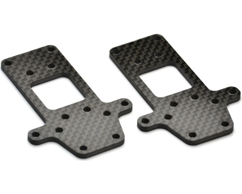 B6 Gear Box Riser 2- 2.5mm Carbon Fiber Spacers