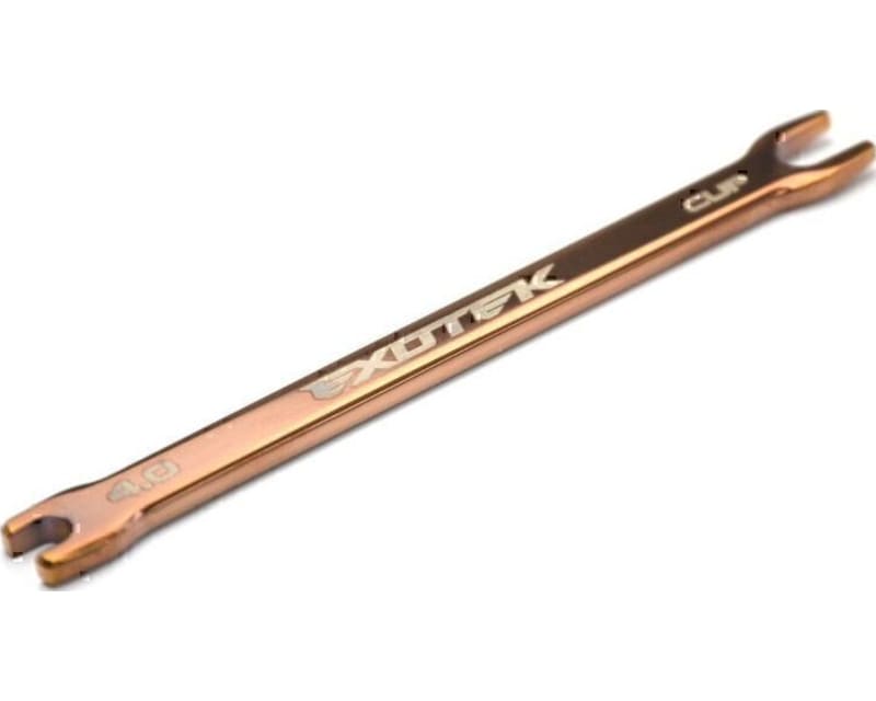 4mm Turnbuckle Wrench W/4.75 Cup Popper Polished Steel