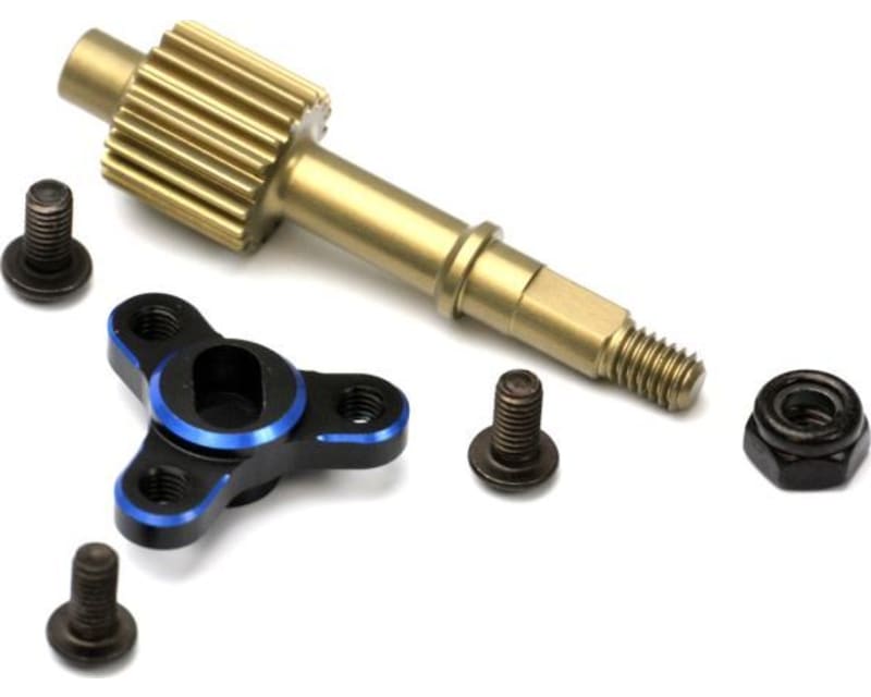 B7 Flite Direct Spur Mount Shaft Set 7075 Extra light weight