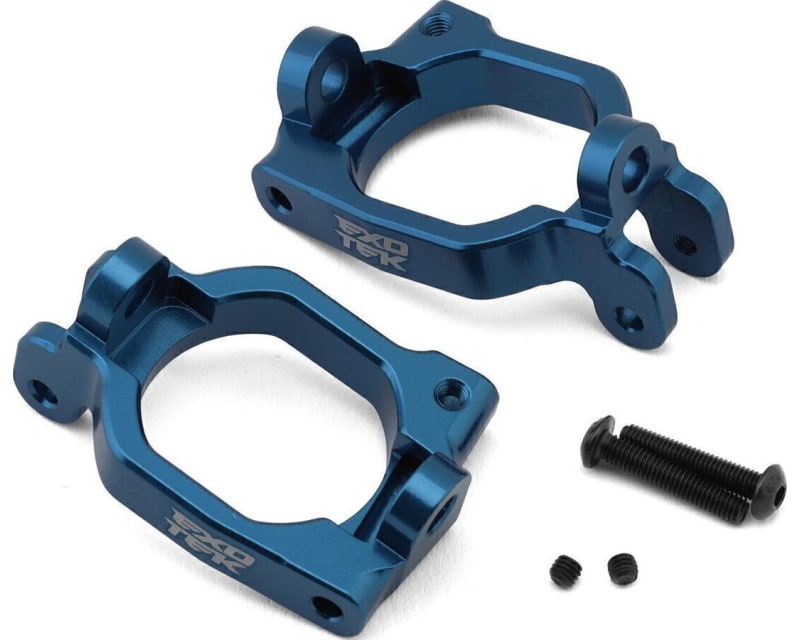 Team Associated Mt10/Pro4 SC10 Aluminum Hd Caster Hubs (Blue) (2 photo