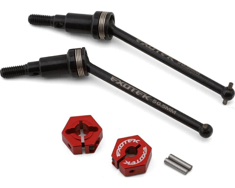 Tap to zoom Arrma Typhon/Granite Rear Steel CVD Driveshafts & Aluminum Hex A