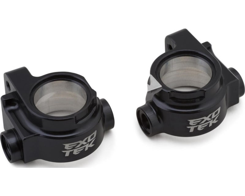 Tekno EB48/NB48 2.2 Aluminum Hd Front Spindle Hubs (Gunmetal) (2
