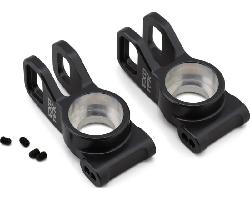 Tekno EB48/NB48 2.2 Aluminum Hd Rear Hubs (Gunmetal) (2)