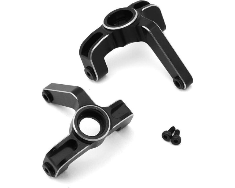 Losi 22s Sprint Aluminum Hd Front Spindle Hub Set (Black) (2)