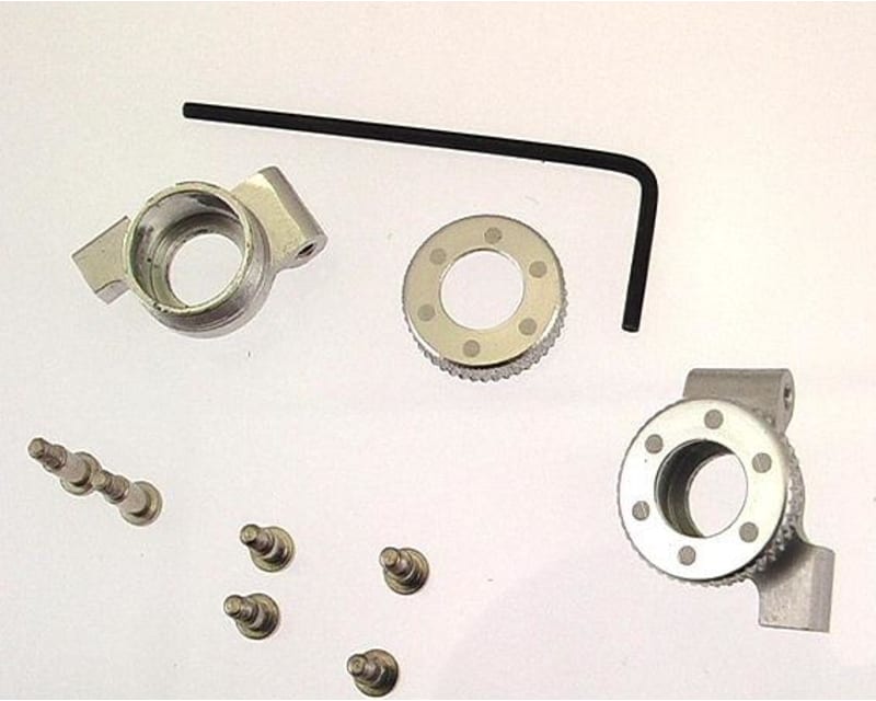 Silver Aluminum Rear Knuckles