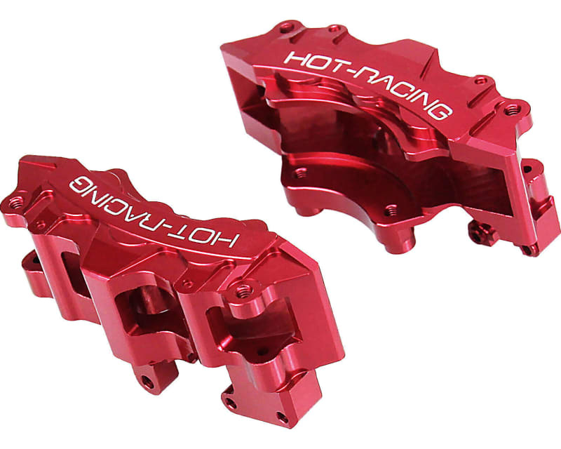 Red Aluminum Front Brake Calipers TRA FSC