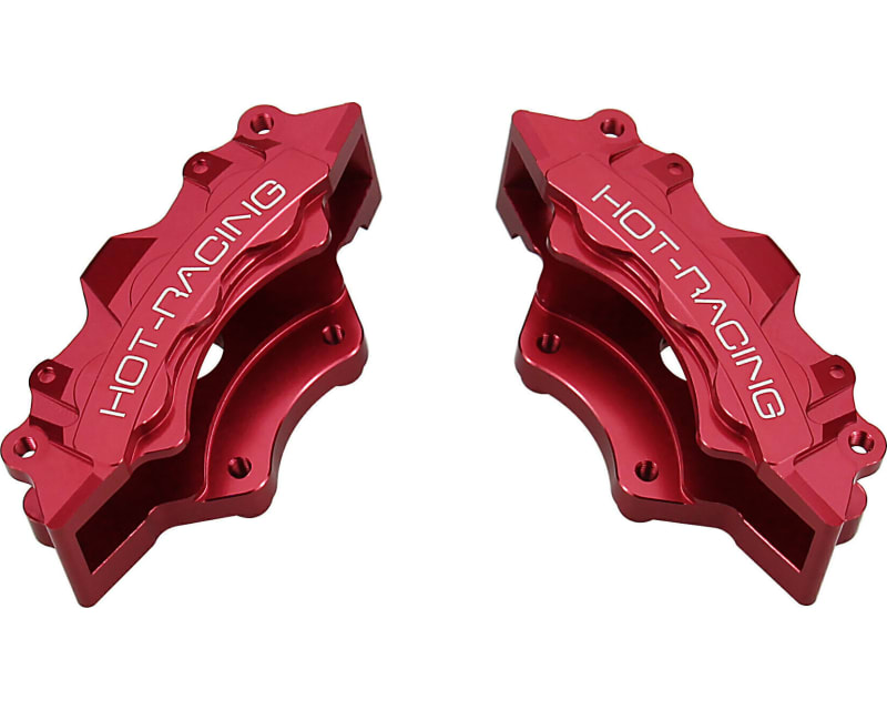 Red Aluminum Front Brake Calipers TRA FSC