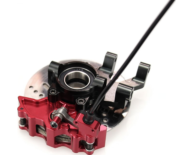 Red Aluminum Front Brake Calipers TRA FSC