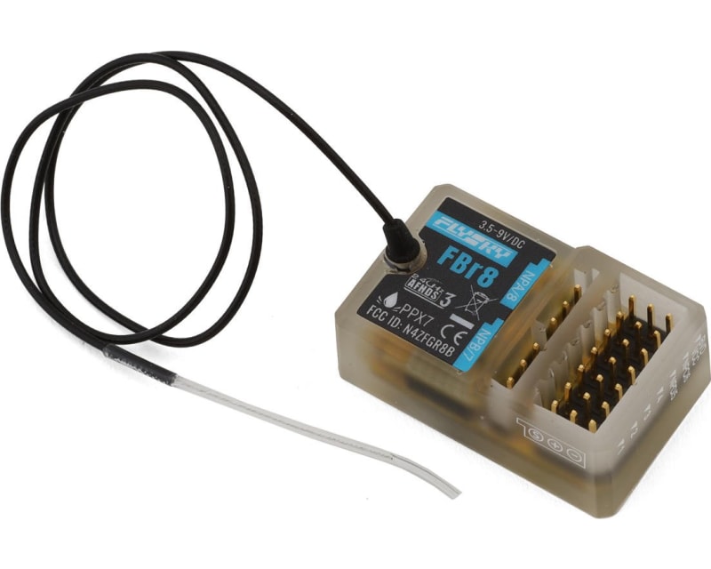 Fbr8 Waterproof 8-Channel Receiver (Long Antenna)