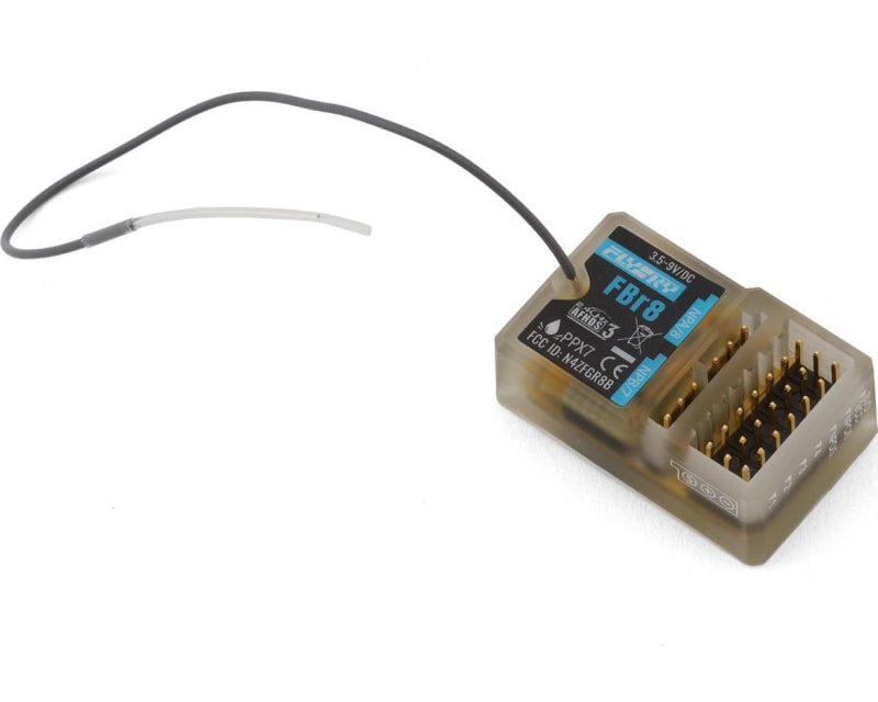 Fbr8 Waterproof 8-Channel Receiver (Short Antenna)