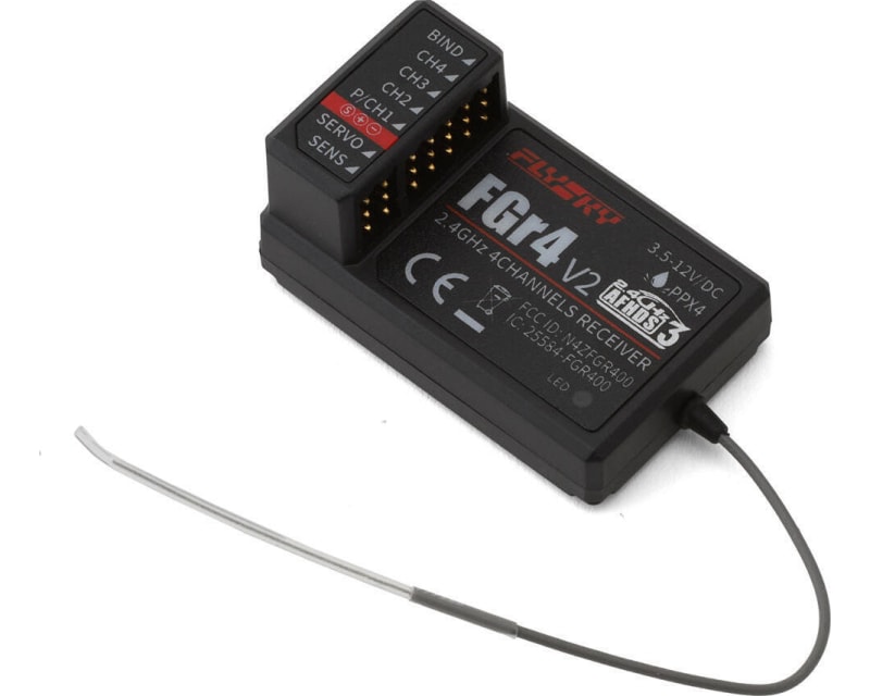 Tap to zoom FGr4 4-Channel AFHDS3 2.4GHz Receiver (Noble NB4)