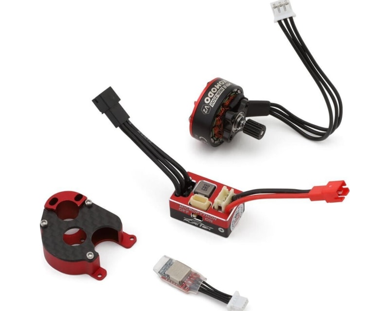 Tap to zoom Microsilk 2025 brushless Power System Combo for Axial Scx24