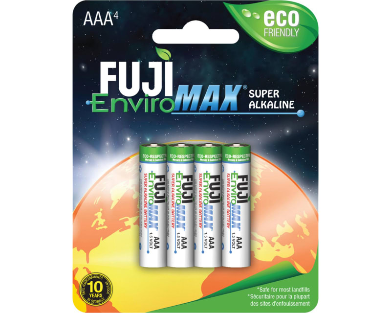 Fuji Enviromax AAA Alkaline Battery (4) photo
